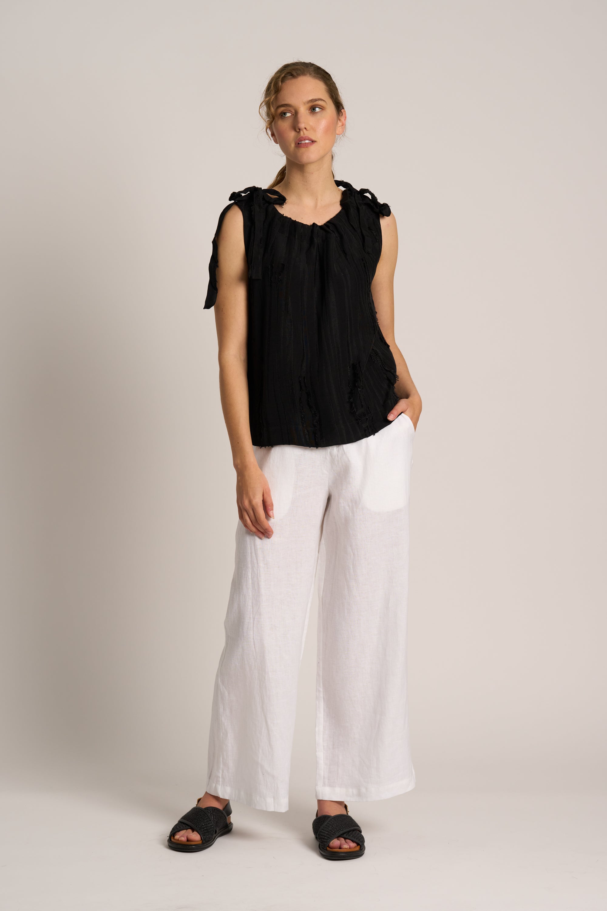 Neris The Tie Top in Jett