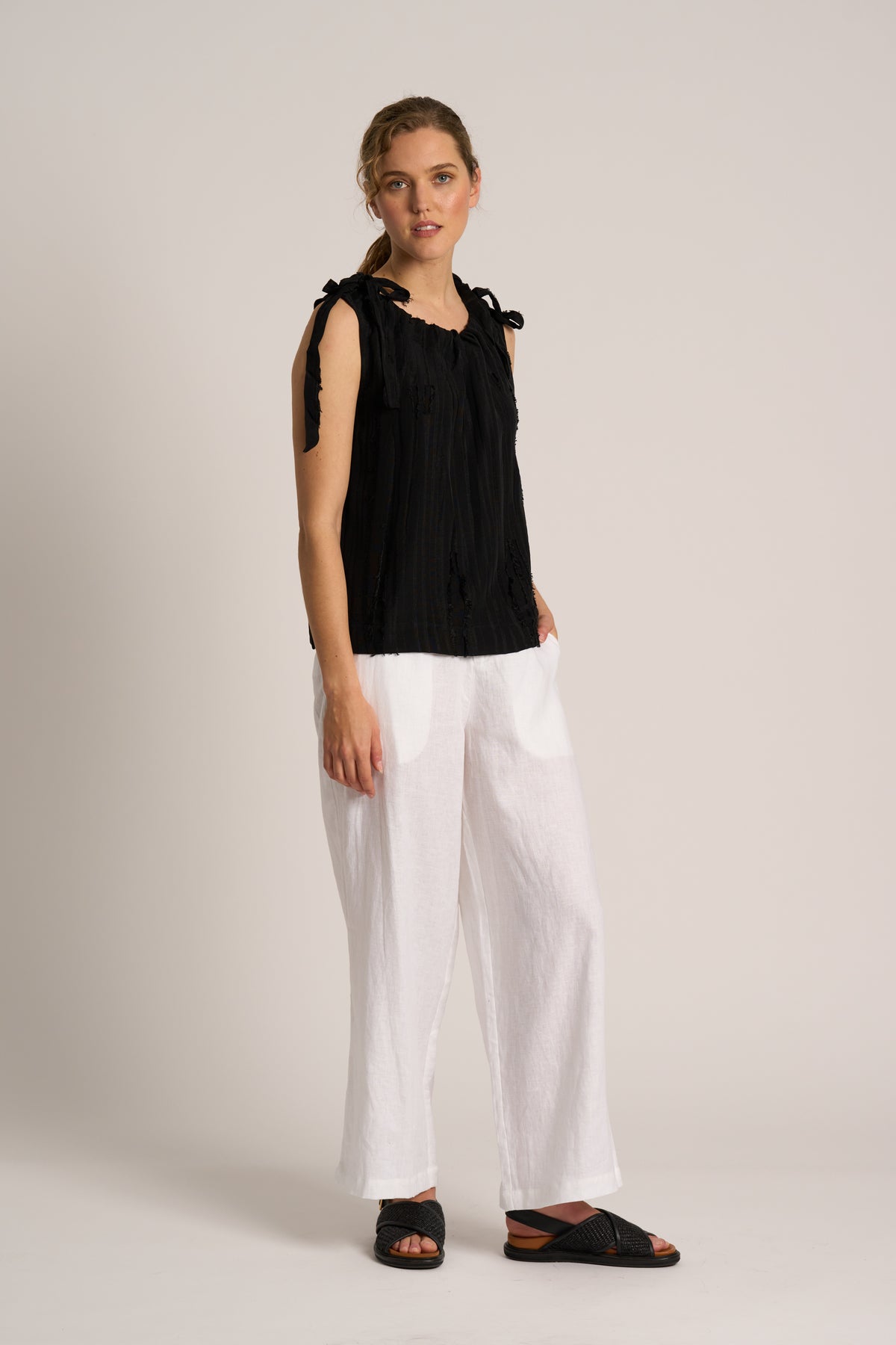 Neris The Tie Top in Jett