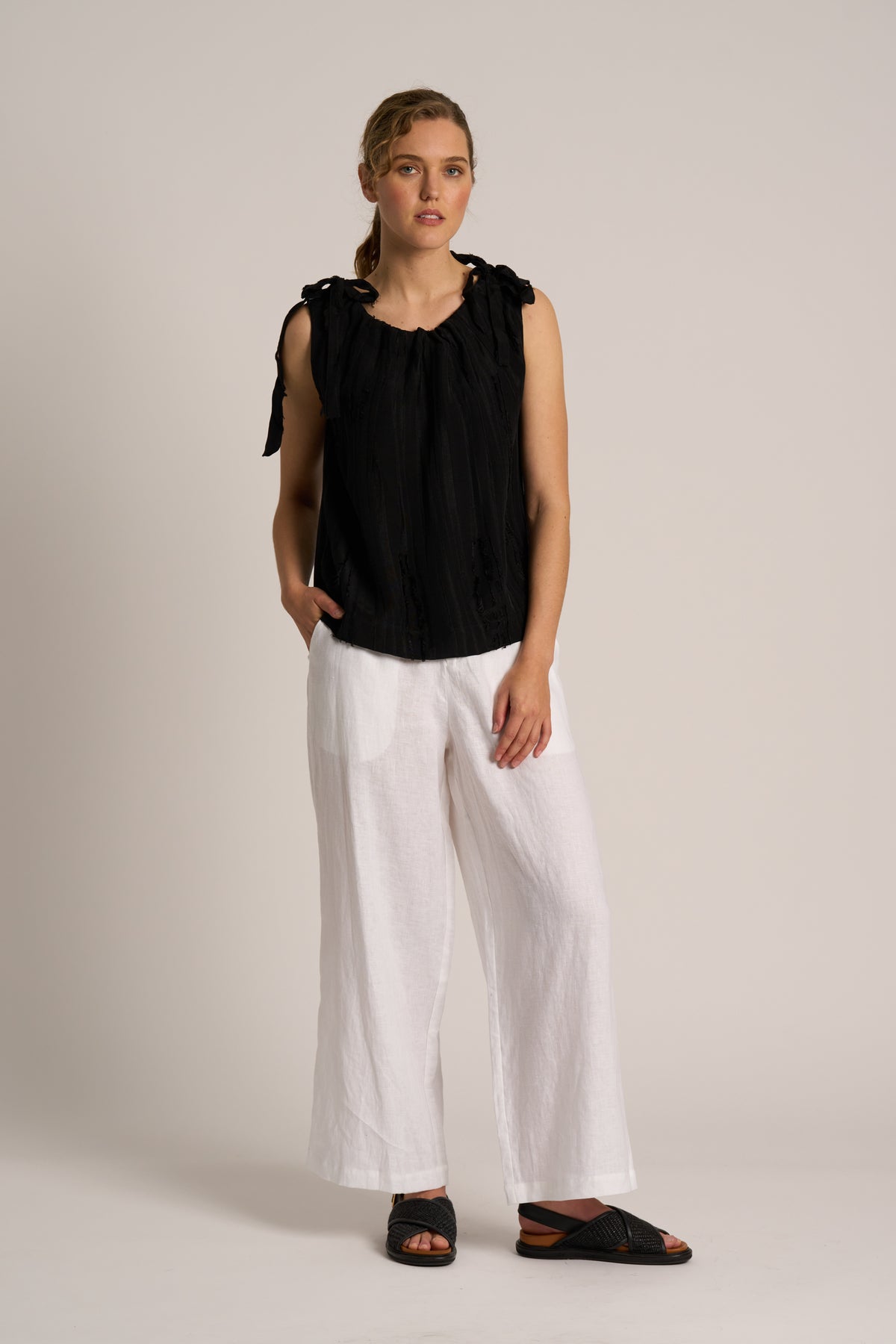 Neris The Tie Top in Jett