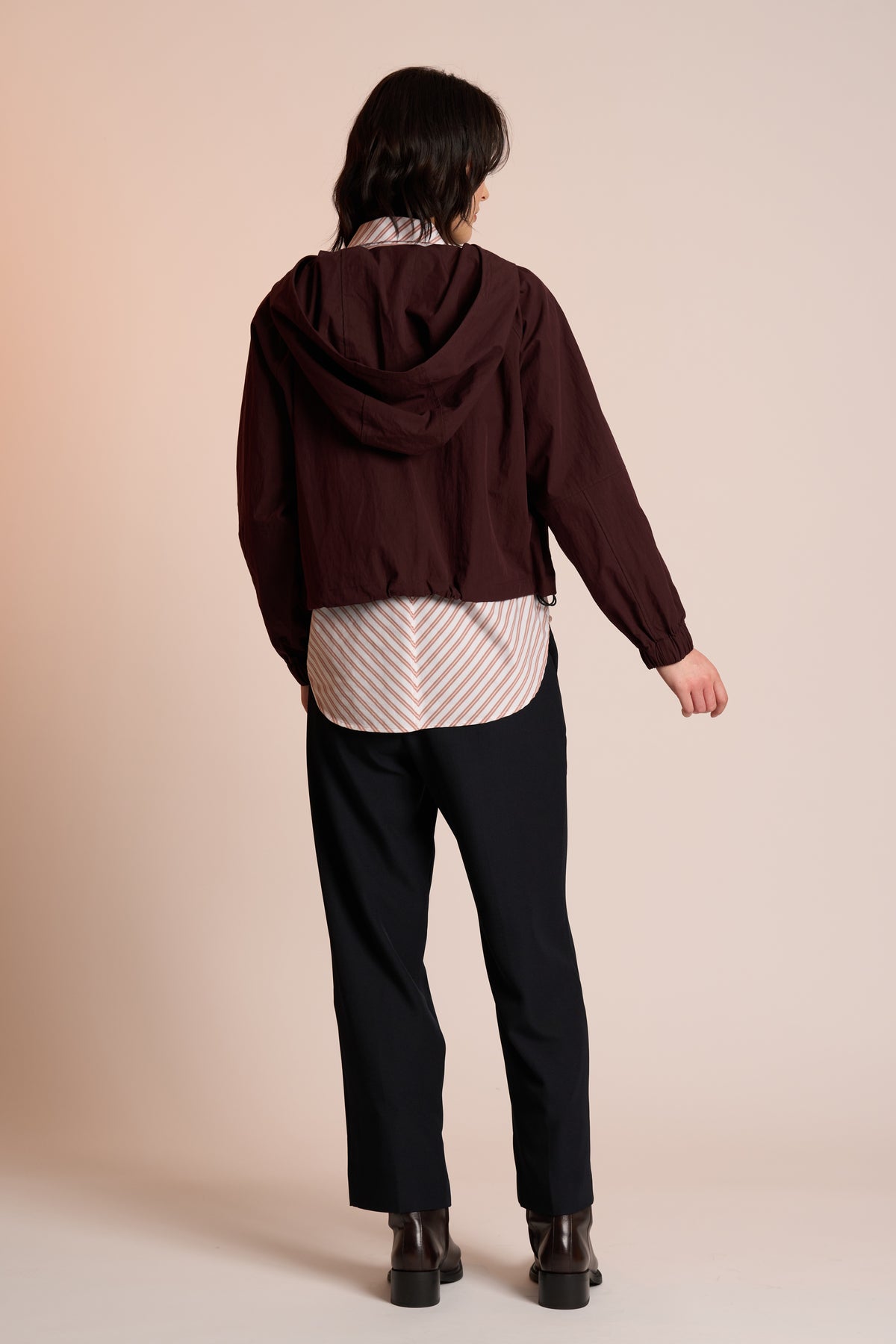 Neris In The Hood Jacket in Raisin
