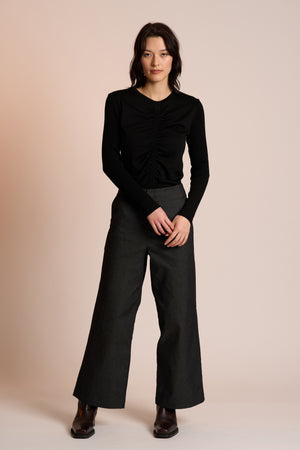 Neris Lennox Pant in Granite