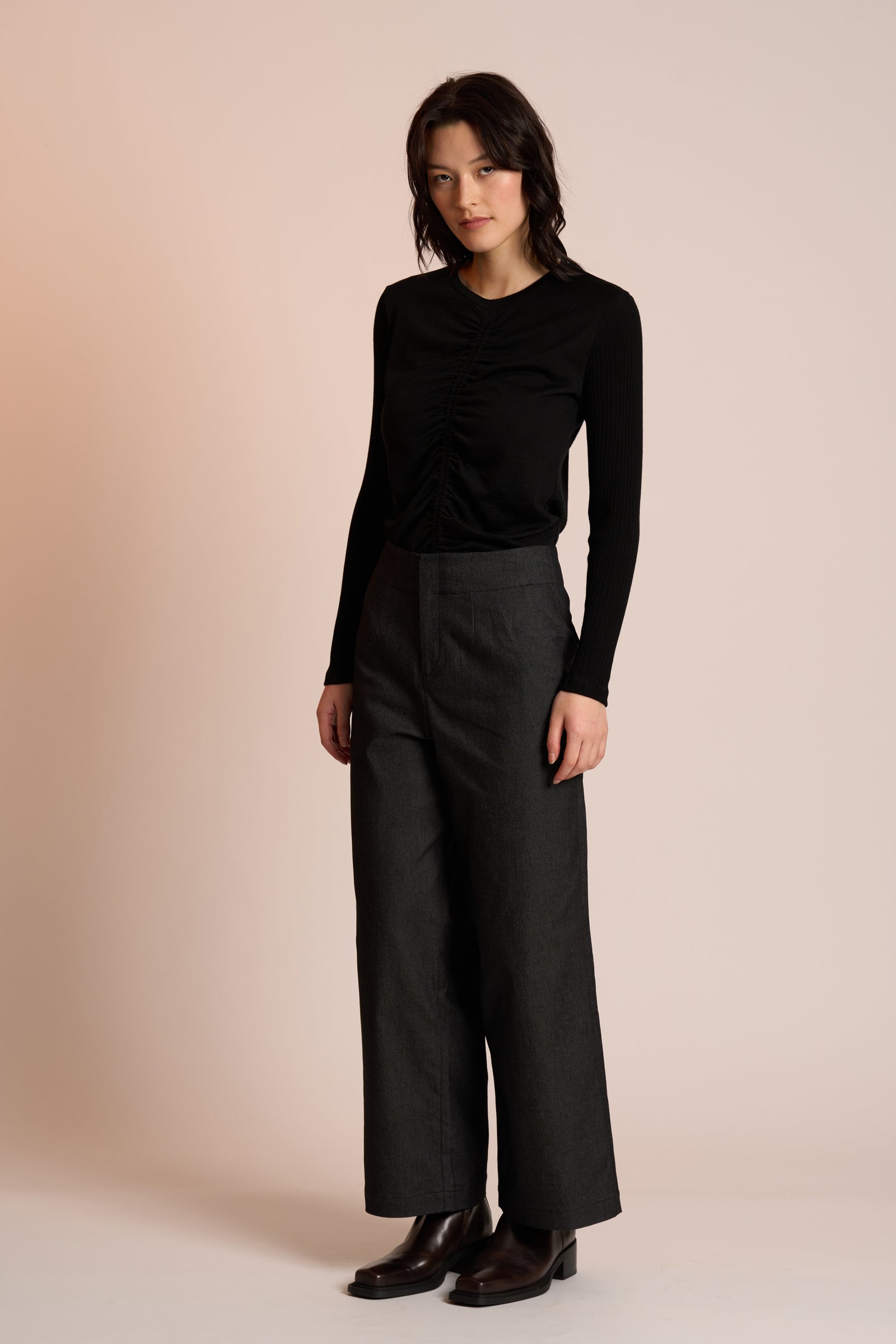 Neris Lennox Pant in Granite