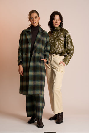 Neris Saxon Coat in River Check
