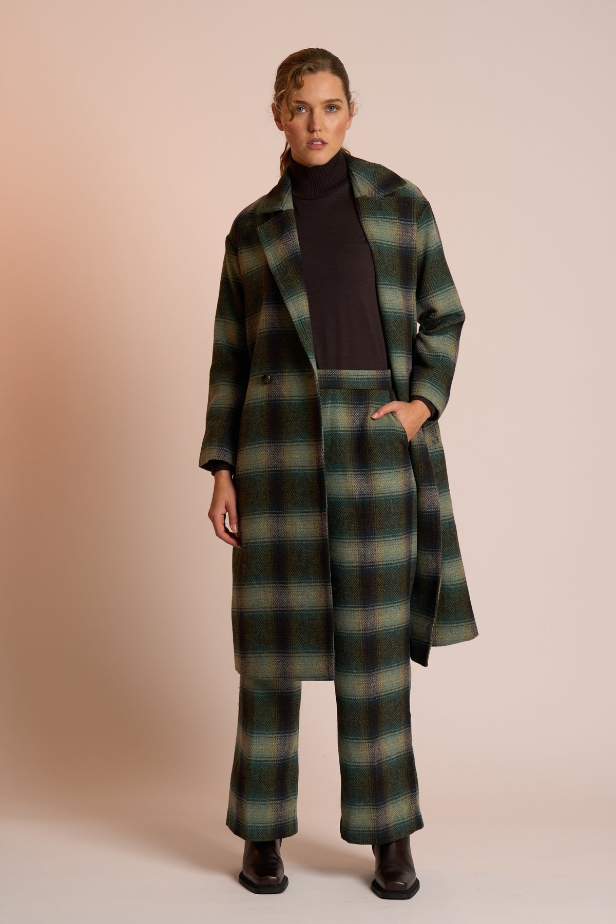 Neris Saxon Coat in River Check