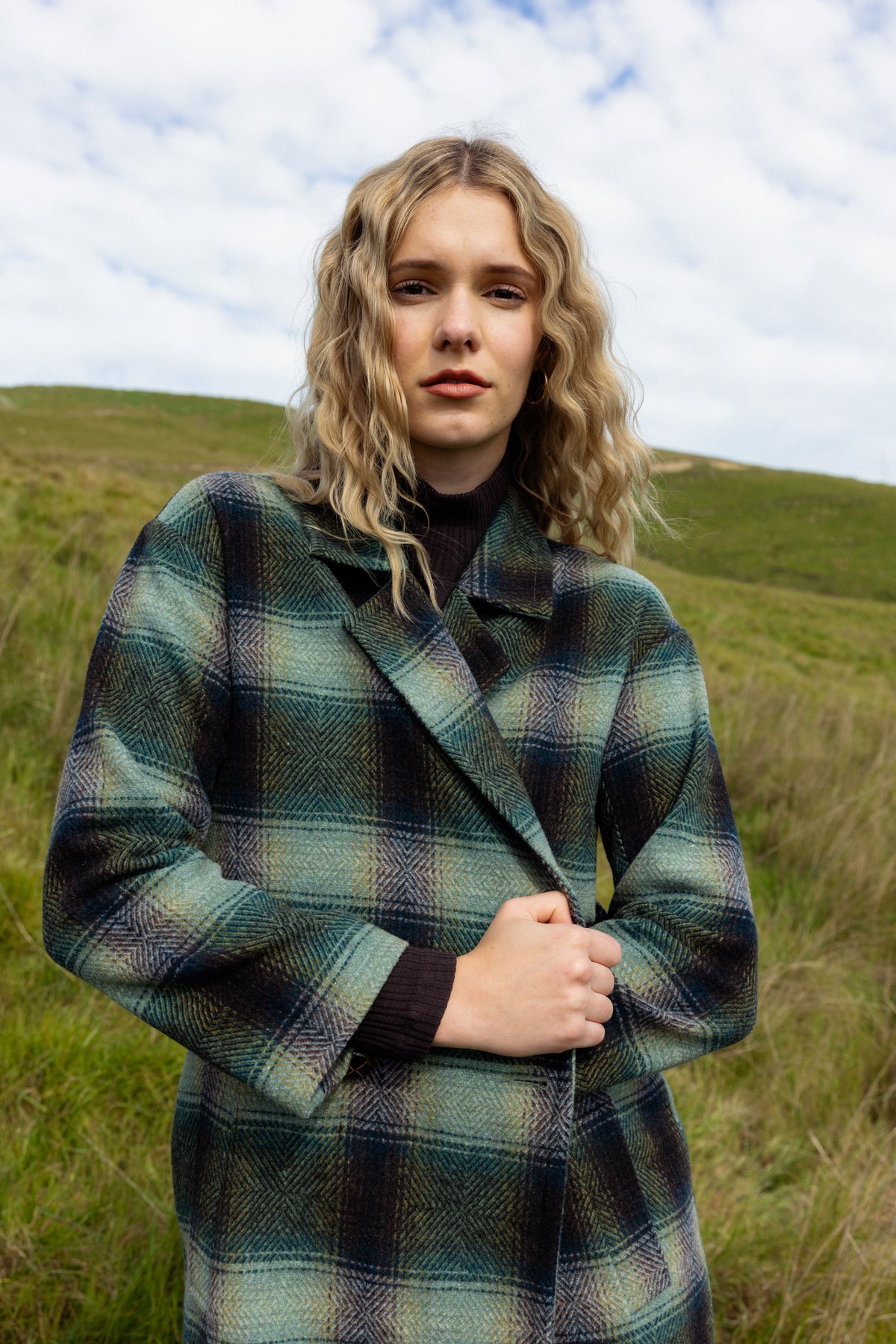 Neris Saxon Coat in River Check