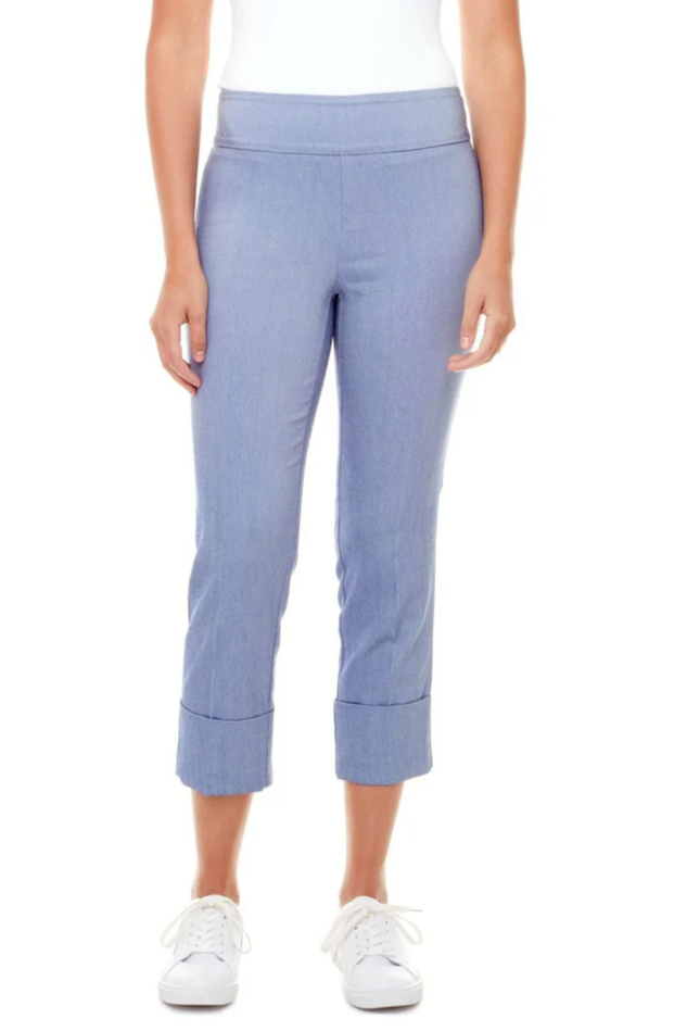 Up! Pant 25inch Crop Pant with 4inch Cuff in indigo