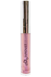 SUNDUST Holographic Lip Gloss in Rose