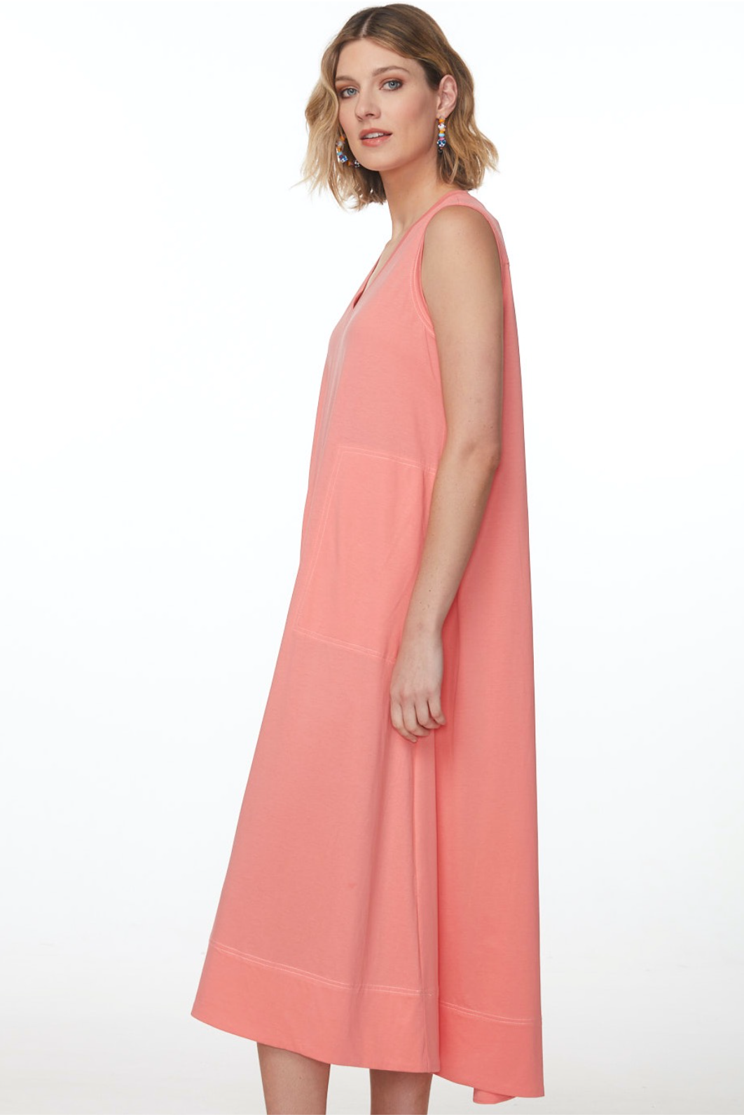 Zaket and Plover Maxi Dress in Coral