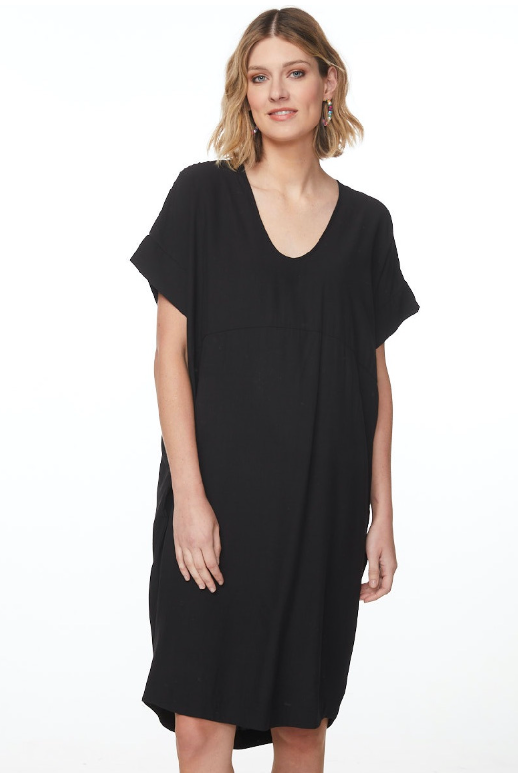 Zaket and Plover Back Detail Dress in Black