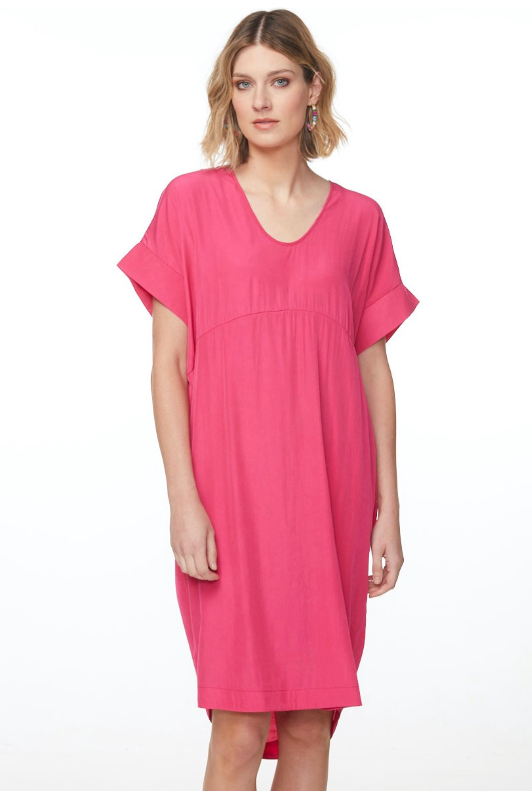 Zaket and Plover Back Detail Dress in Pink