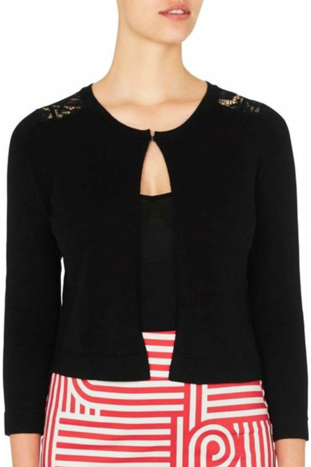 Foil Back Draft Cardigan