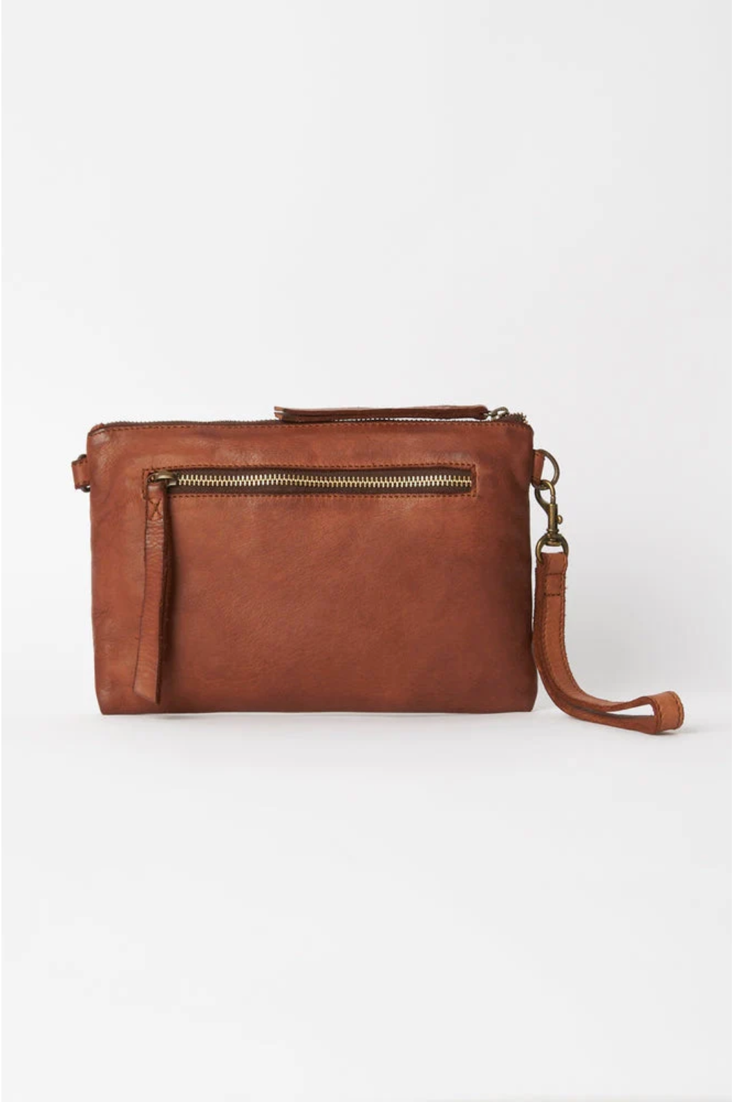 JUJU & Co Monterey Crossbody Leather bag in Cognac