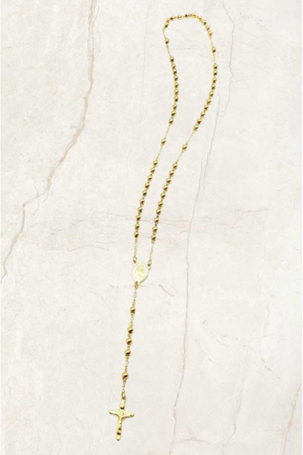 Chrysalini Jewellery Rosemary Necklace in Gold/Gold