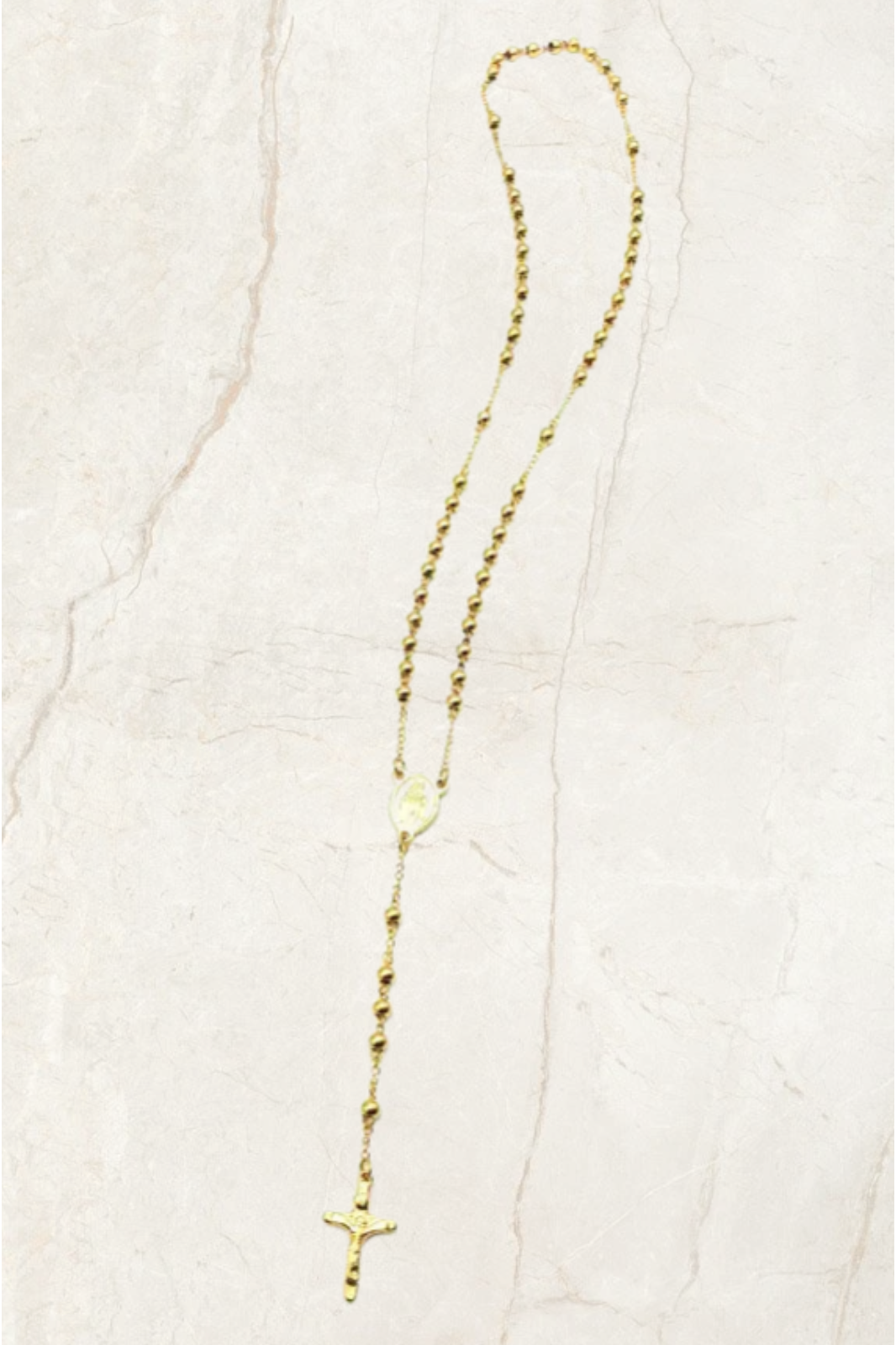 Chrysalini Jewellery Rosemary Necklace in Gold/Gold