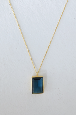 Humidity Empress Necklace in Azure