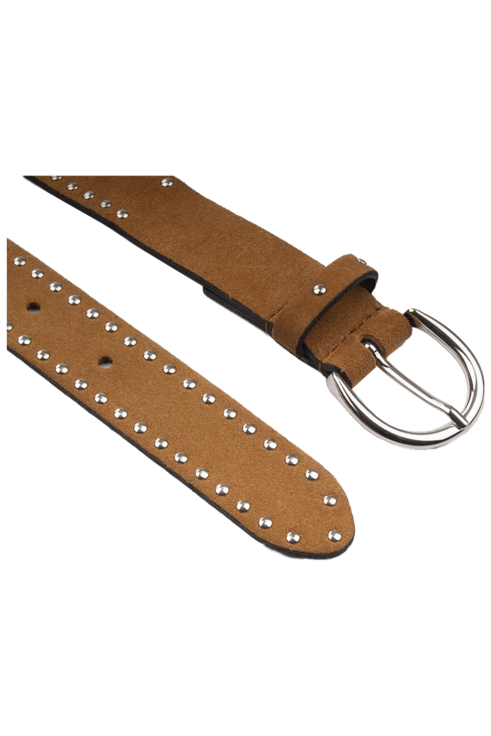 Legend Leather Belt Riem in Studded Cognac