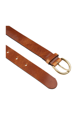 Legend Leather Belt Riem Basic Belt in Natural