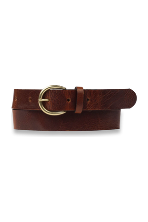 Legend Leather Belt Riem Basic Belt in Cognac