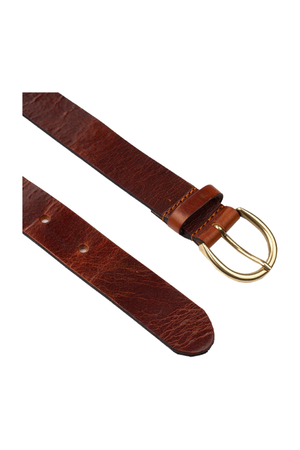 Legend Leather Belt Riem Basic Belt in Cognac