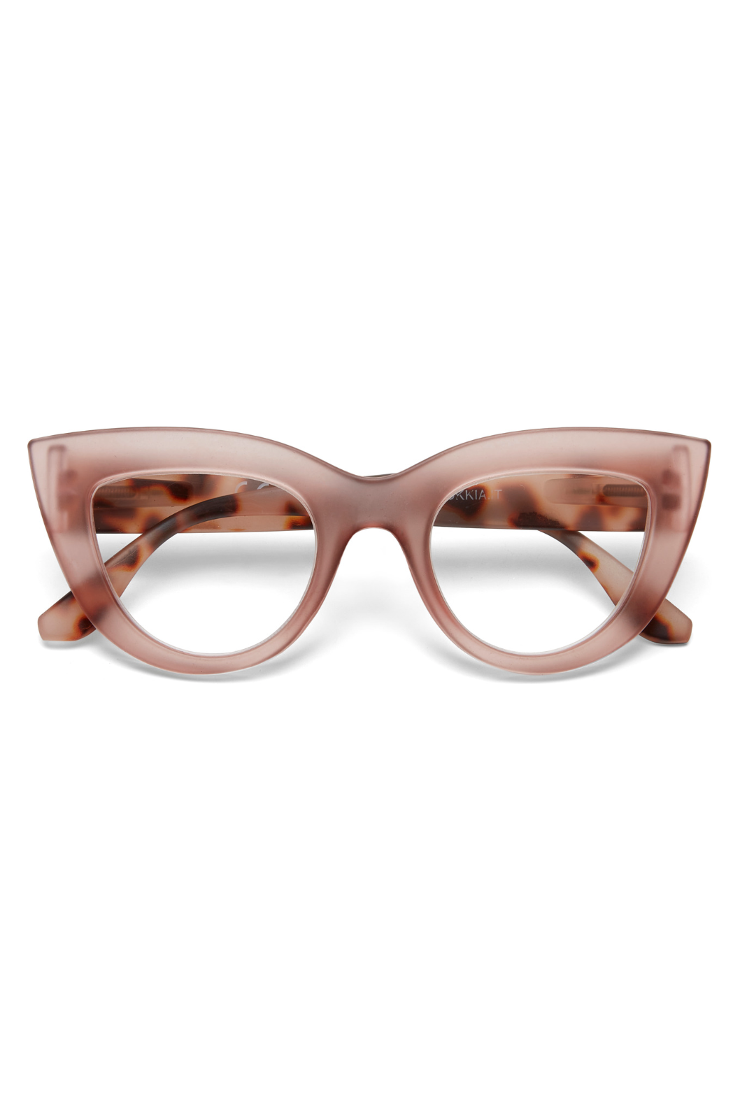 OKKIA Claudia Reading Glasses in Pink Havana