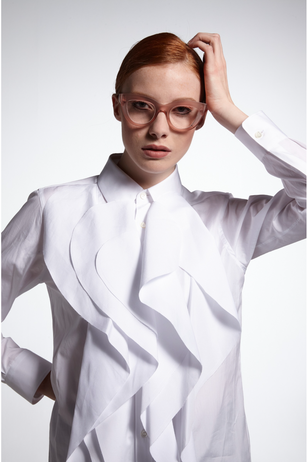 OKKIA Claudia Reading Glasses in Pink Havana