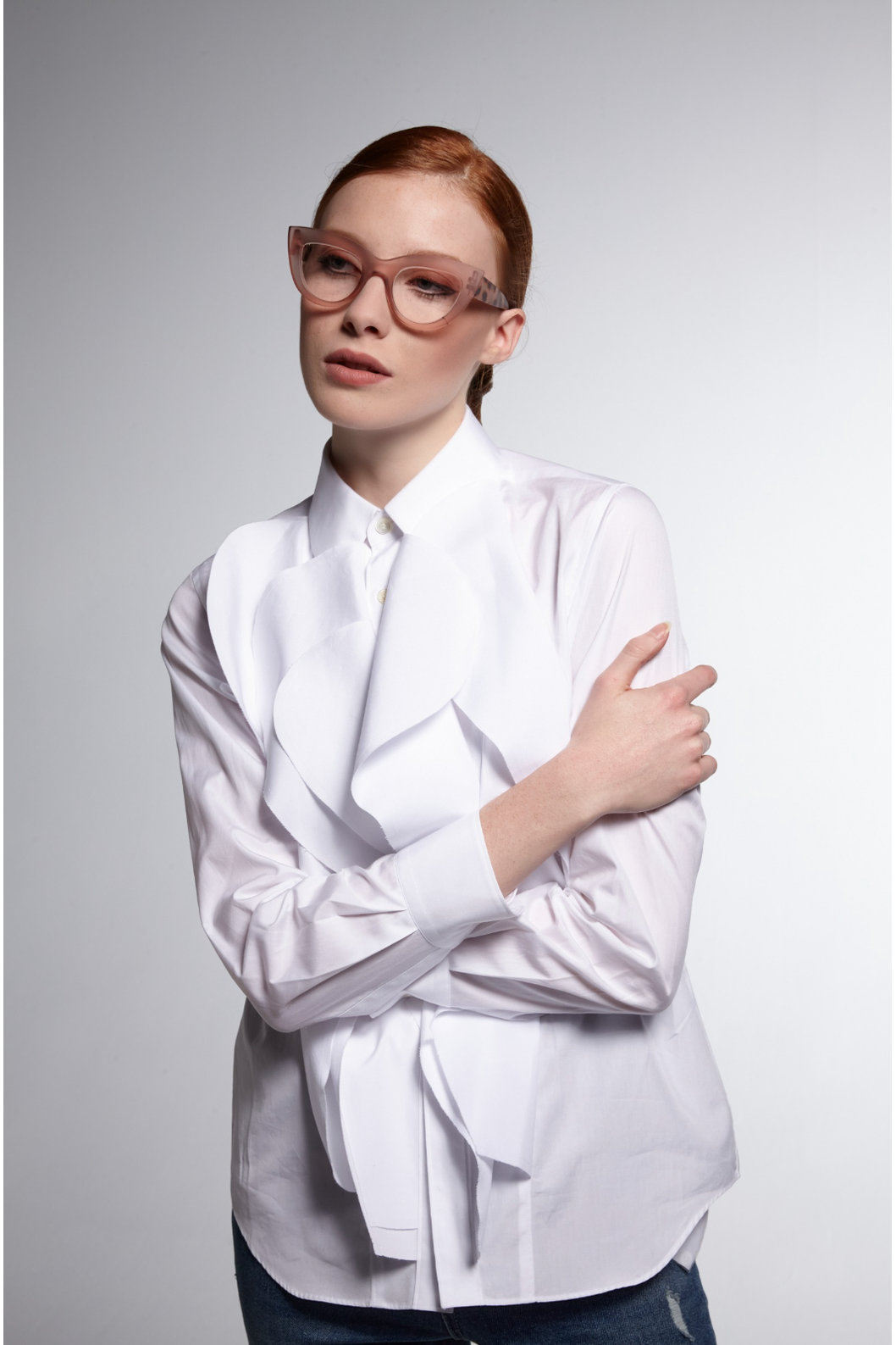 OKKIA Claudia Reading Glasses in Pink Havana