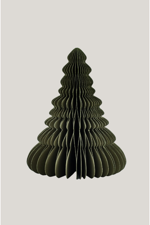 Nordic Rooms Tree Standing Ornament in Olive Green 20cm
