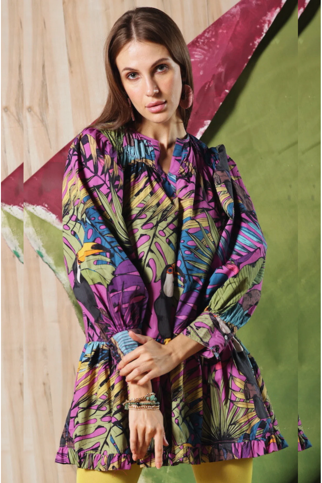 Maude Vivante Ollie Dress in Toucans