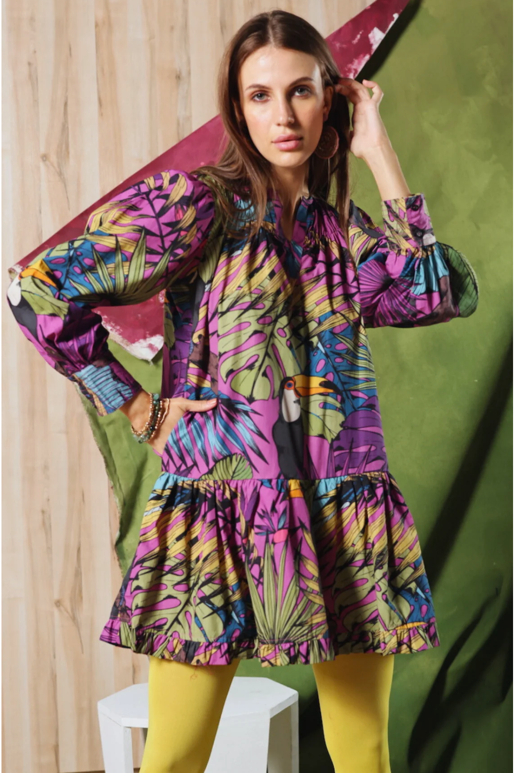 Maude Vivante Ollie Dress in Toucans