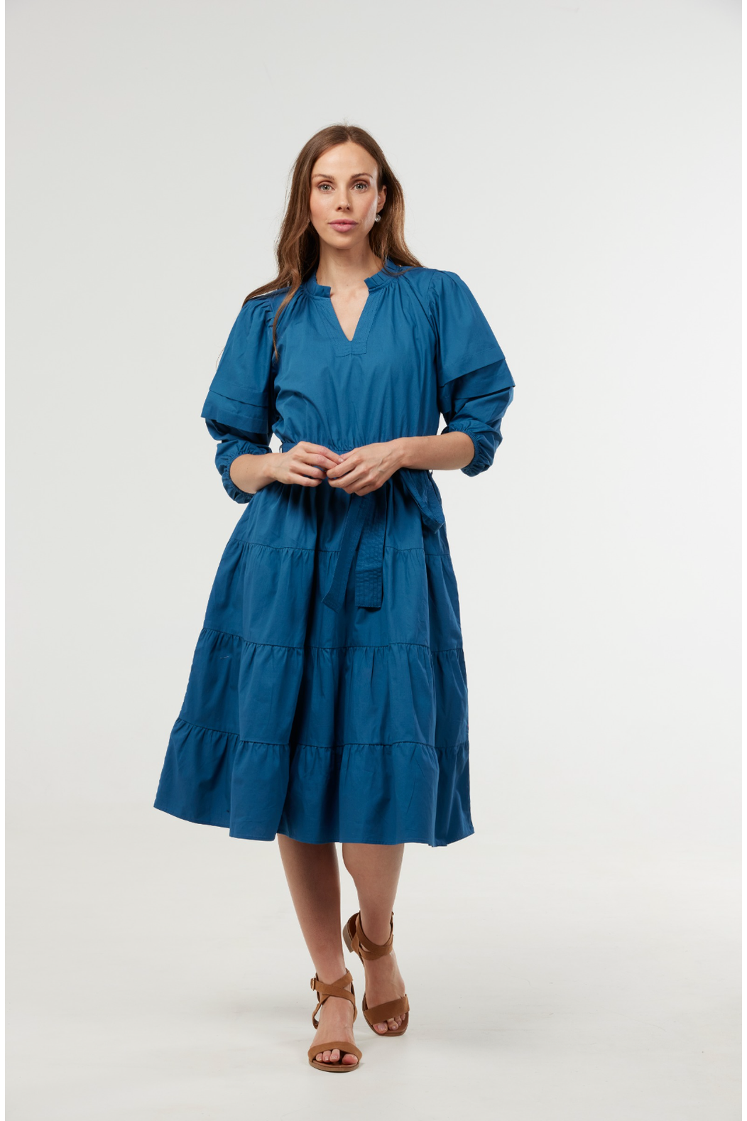 Maude Vivante Irene Dress in Petrol