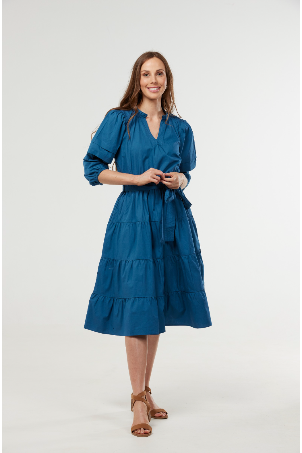 Maude Vivante Irene Dress in Petrol