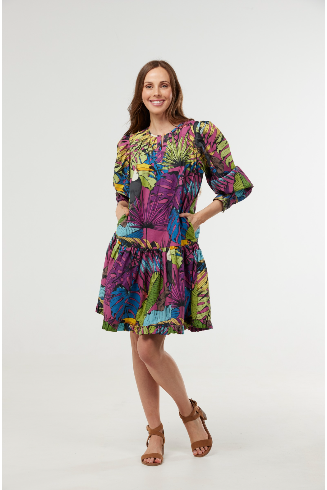 Maude Vivante Ollie Dress in Toucans