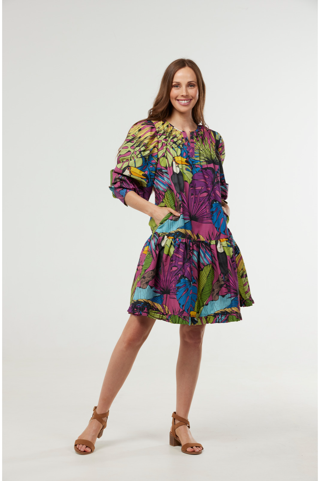 Maude Vivante Ollie Dress in Toucans