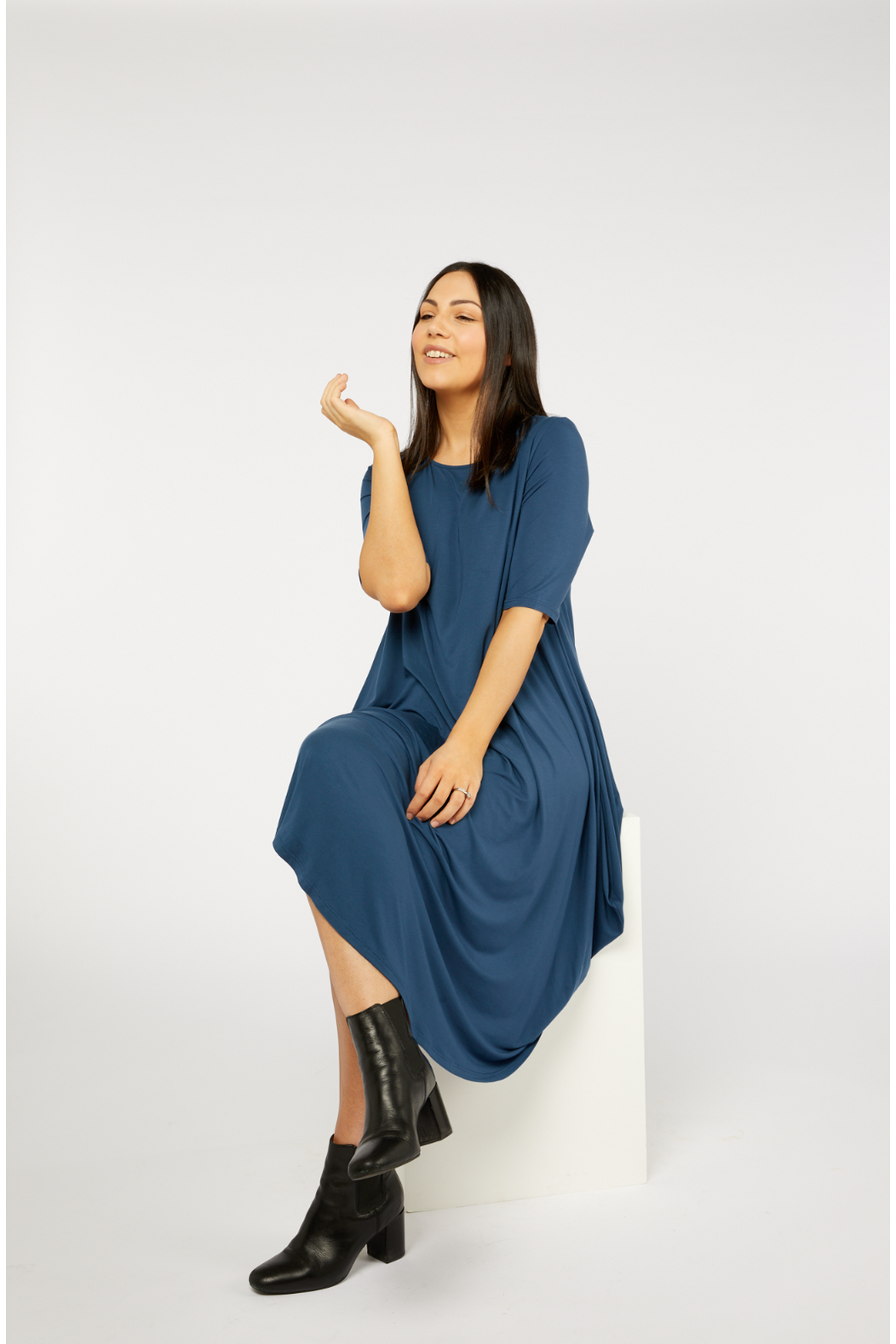 Tani Original Tri Dress in Deep Sea