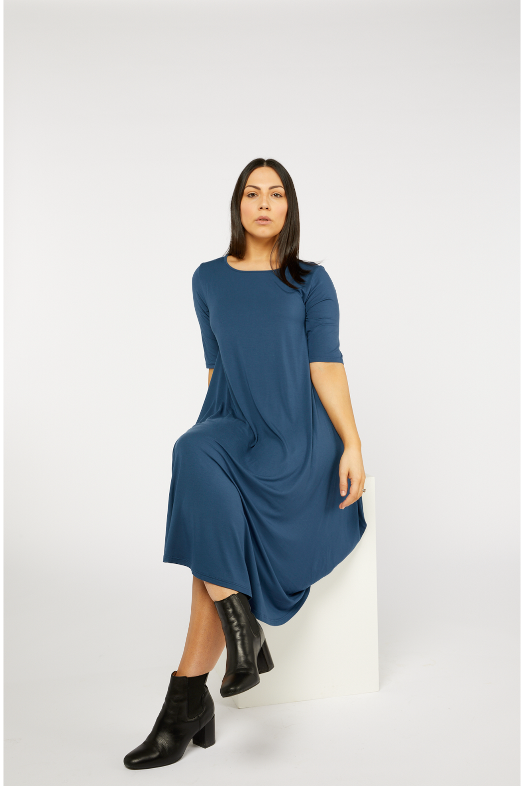 Tani Original Tri Dress in Deep Sea