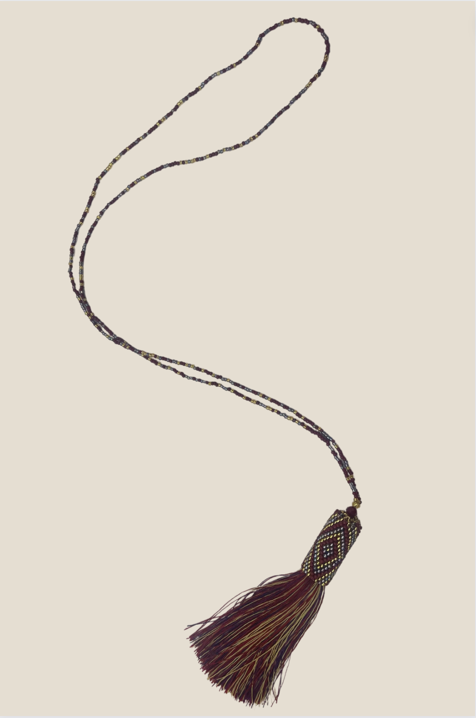 Urban Cachet Accessories Miyuki Beads Necklace with Tassel #5