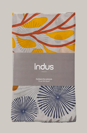 Indus Outback Scrublands Silk Scarf