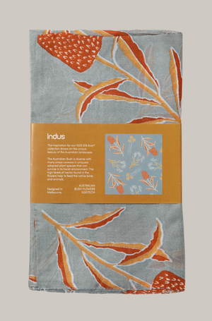Indus Australian Bush Flower Silk Scarf