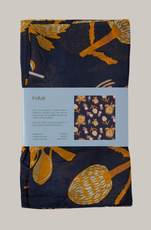 Indus Protea Silk Scarf