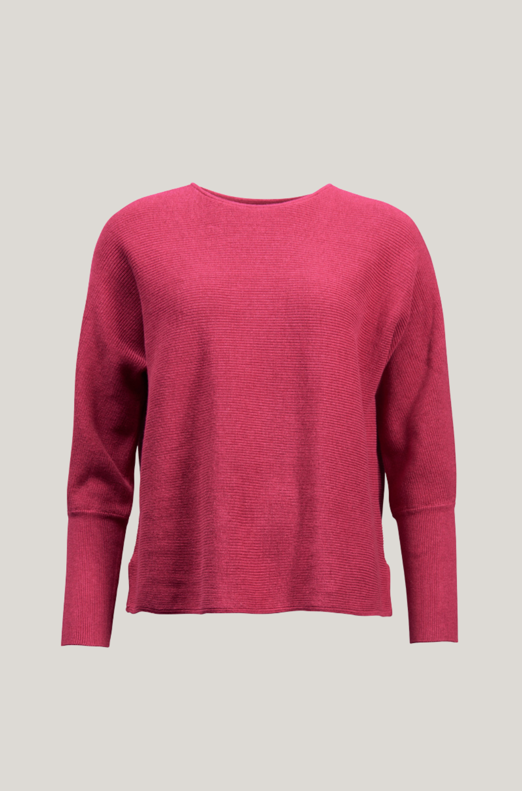 Mansted Denmark Neria Ribbed Crew in Pink