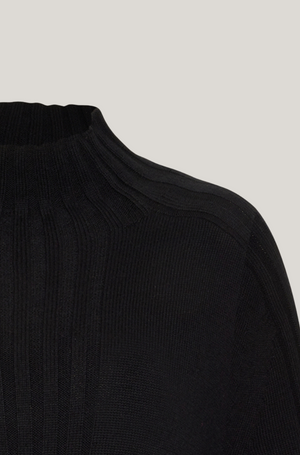 Mansted Denamrk Ruta Knit Sweater in Black