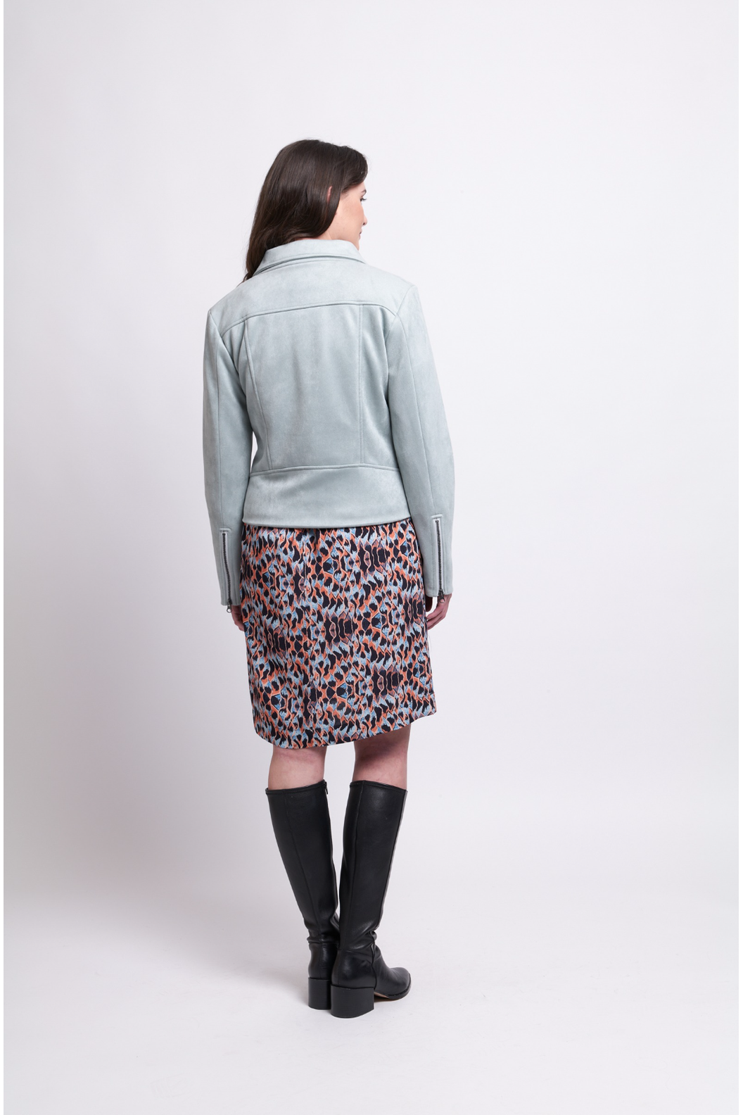 Foil Shifting Gears Dress in Viper