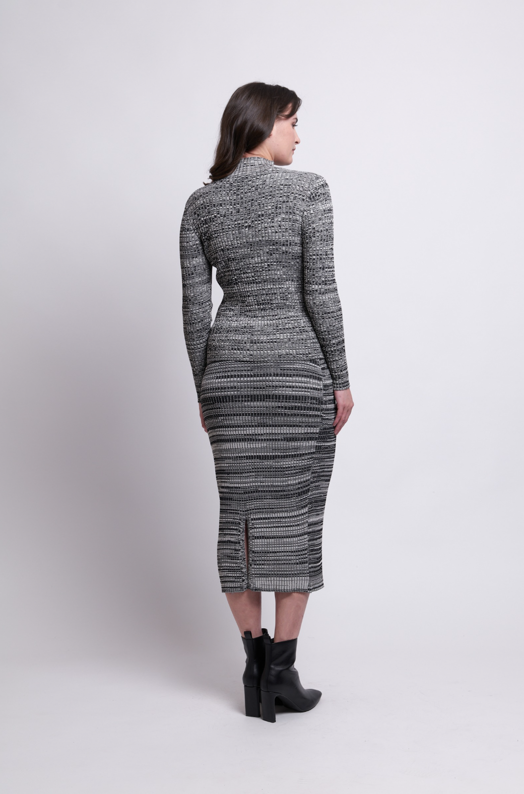 Foil Space Jam Skirt in Black Ivory - Urban Cachet