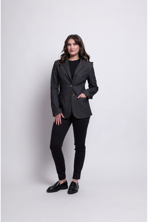 Foil Suits Hue Blazer in Black