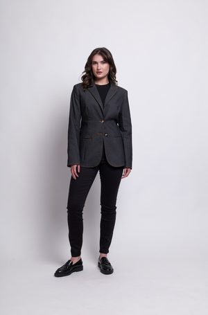 Foil Suits Hue Blazer in Black