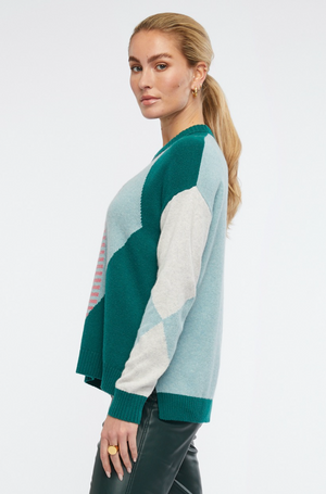 Zaket and Plover Time Out Jumper in Evergreen