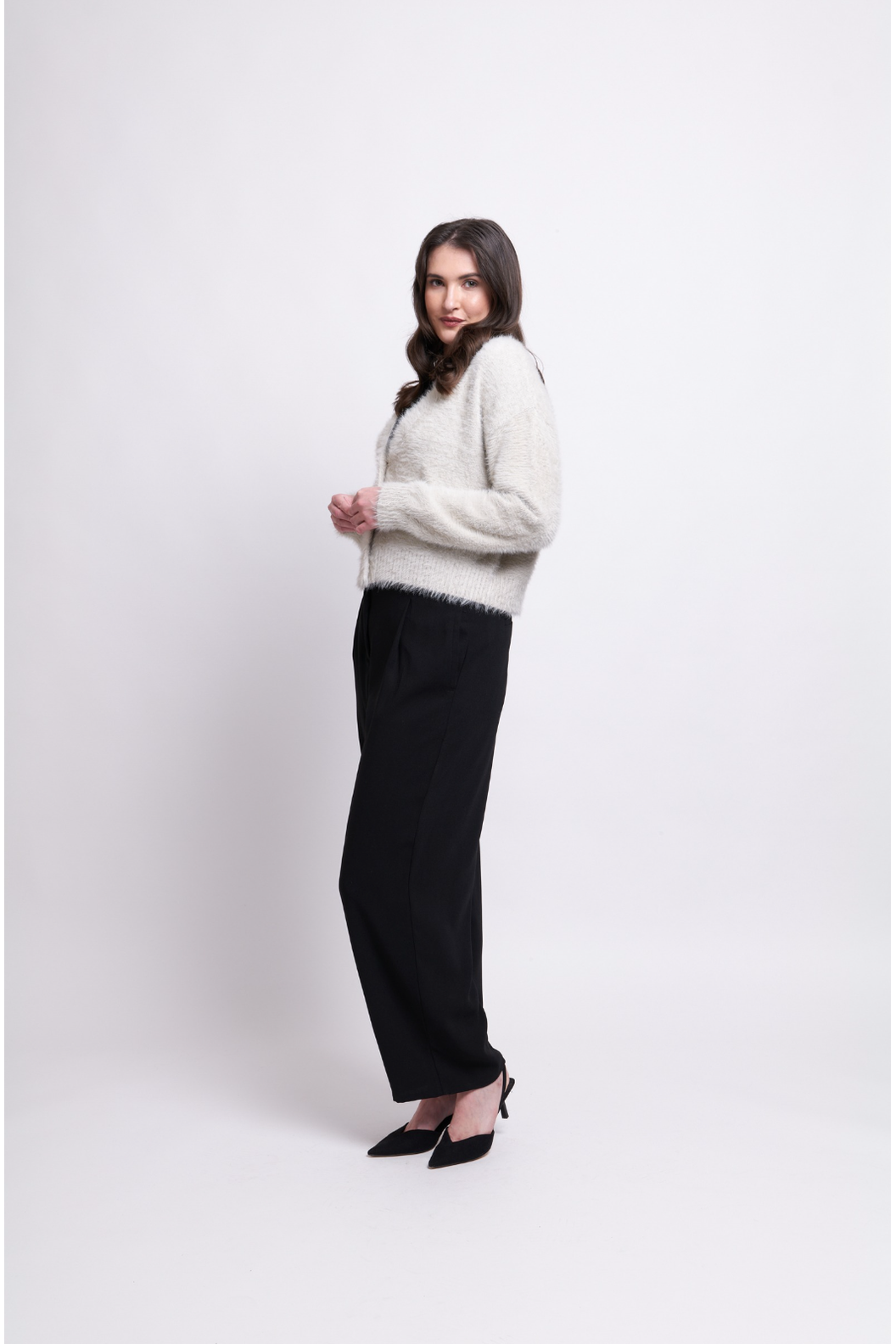Foil Boss Babe Pant in Black