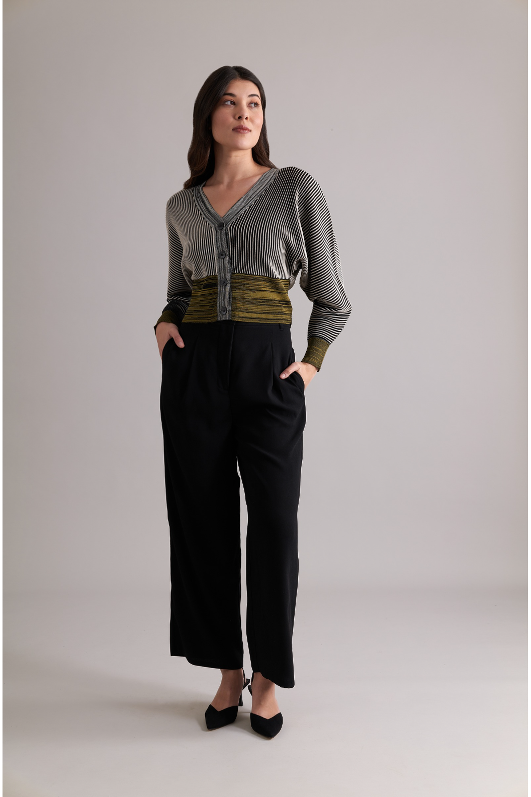 Foil Boss Babe Pant in Black