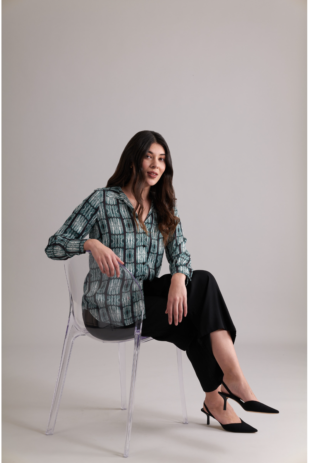 Foil Boss Babe Pant in Black