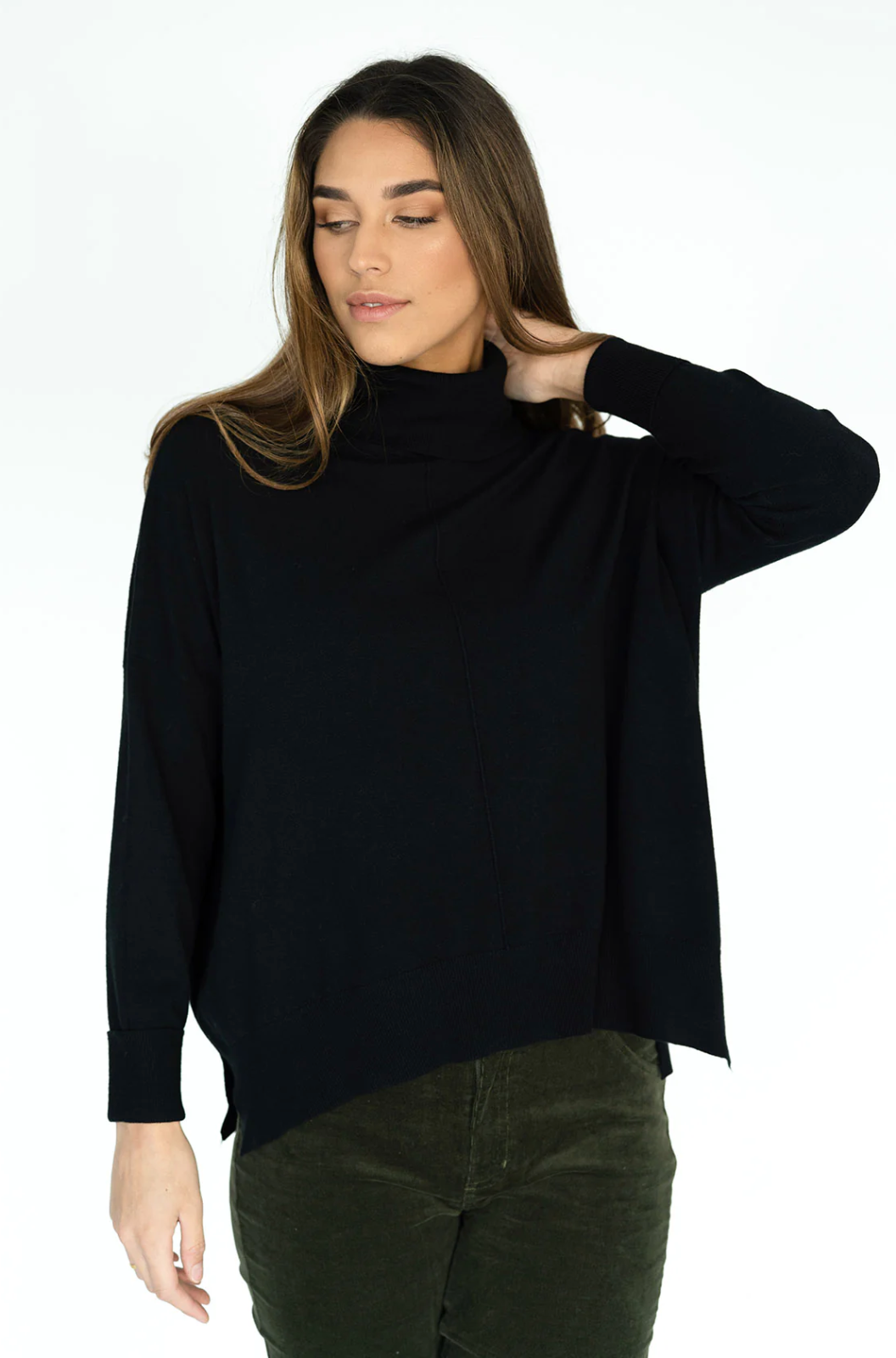 Humidity Monique Sweater in Black